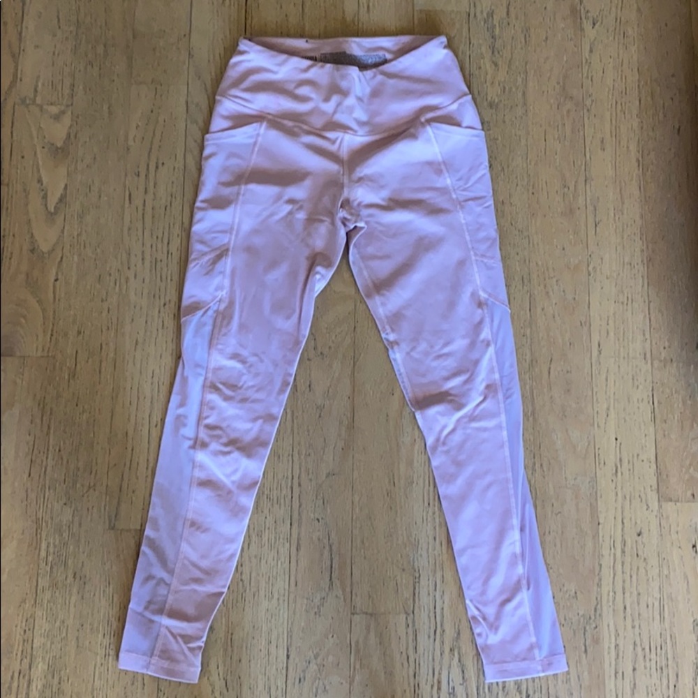 Pink workout leggings